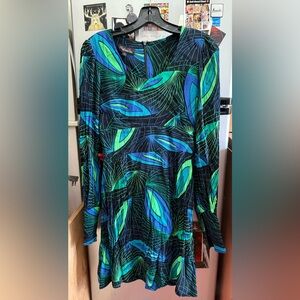 Trashy Diva Deco Peacock Tuesday dress
